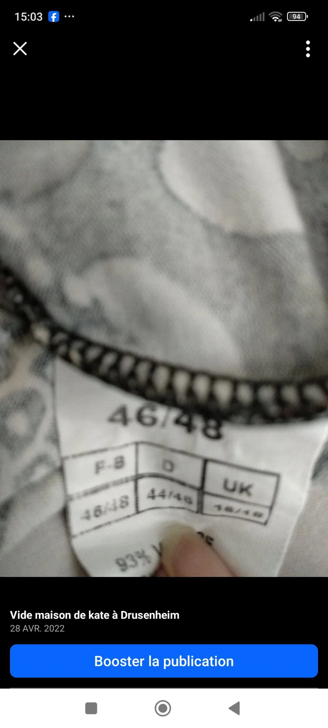 T-shirt size 46/48 – photo 2